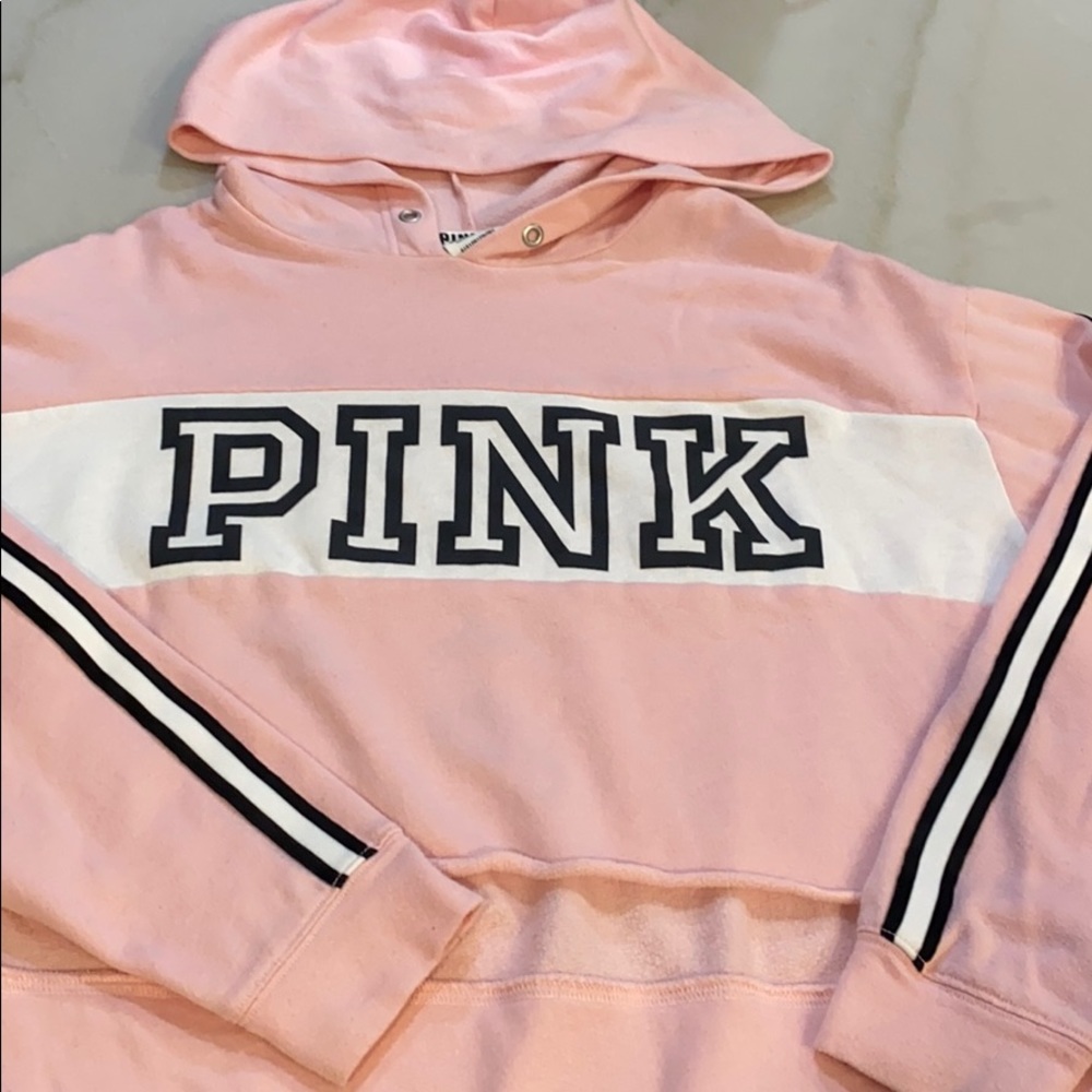 NWOT Pink Cropped Sweatshirt